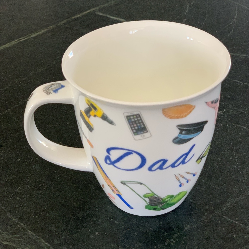 DUNOON | “Dad” a design by Richard Partis | Fine Bone China Mug/Cup